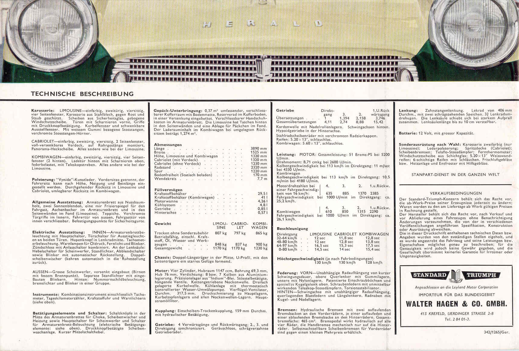 Triumph Herald 1200 Series D!